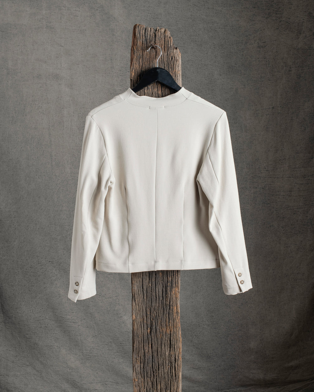 Wool Blend Jacket Chalk