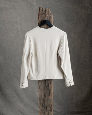 Wool Blend Jacket Chalk