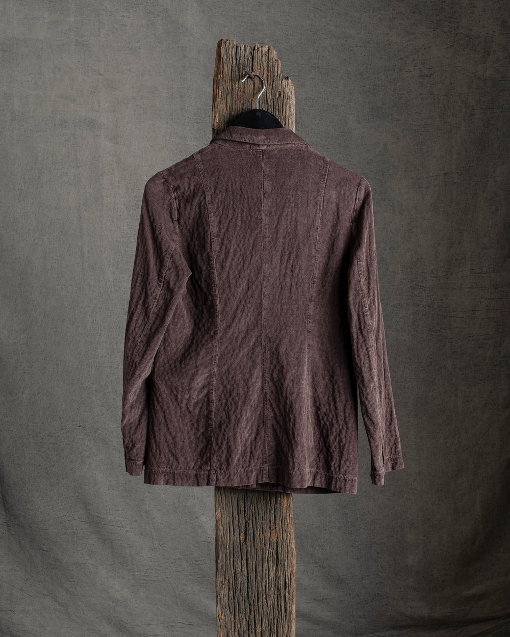 Cord Longerline Jacket Merlot
