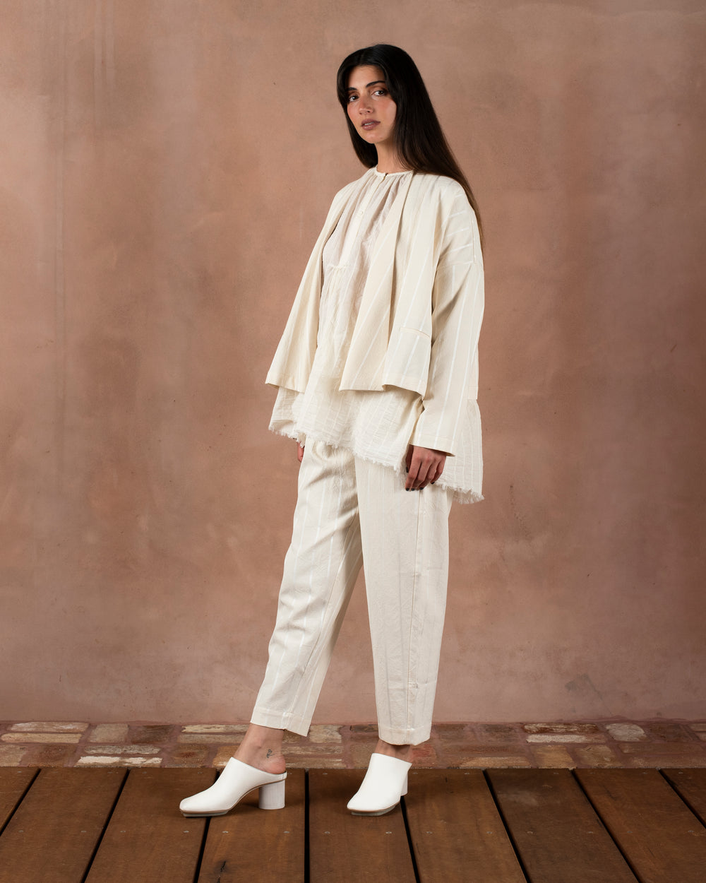 Tillie Top Bollicine Off White