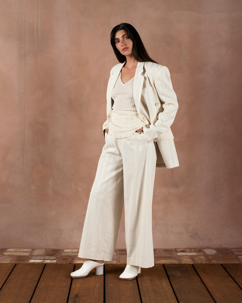Puri Pants Deviazioni Off White
