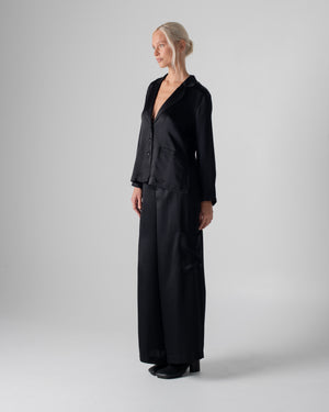 Blazer Hammered Silk Black