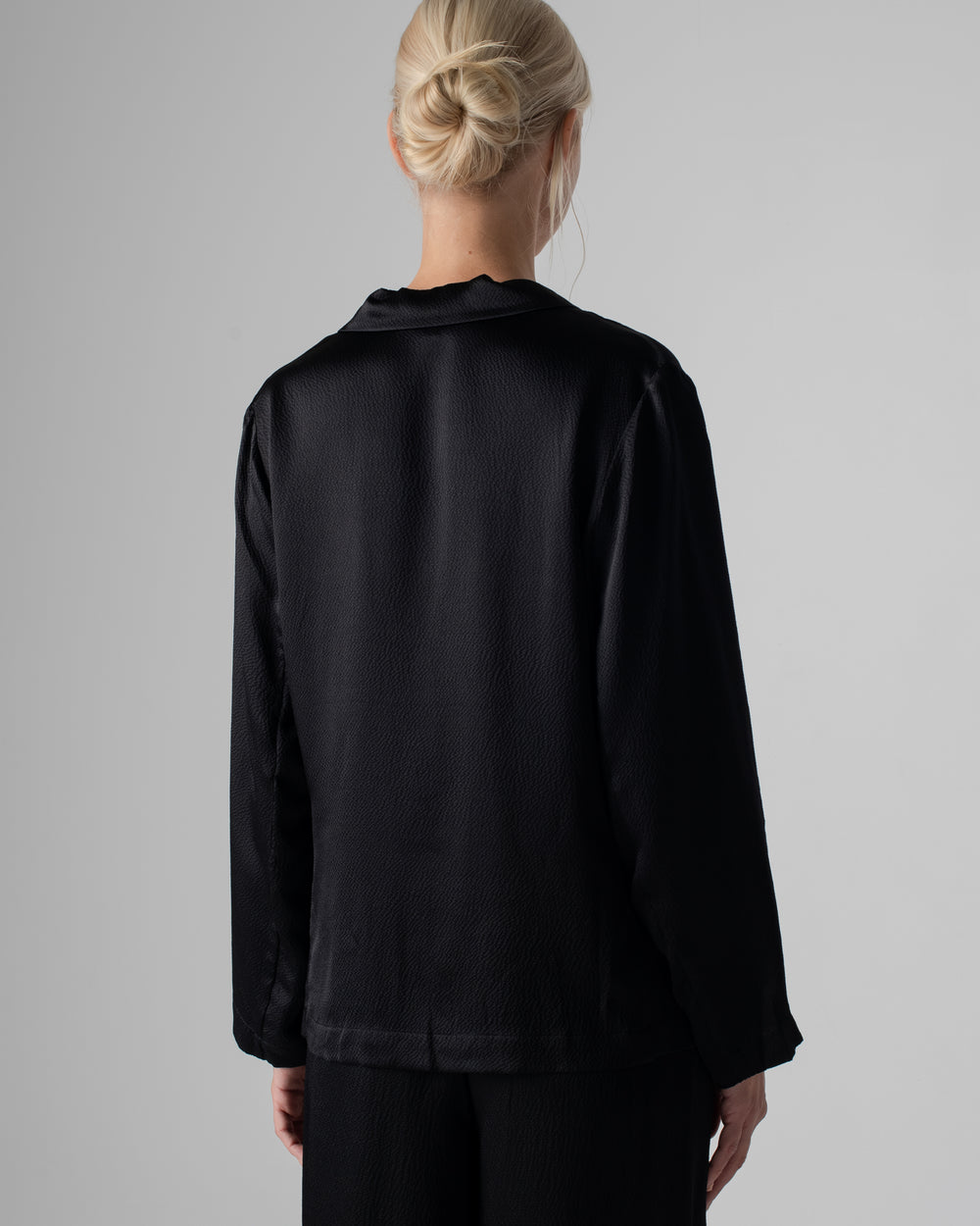 Blazer Hammered Silk Black