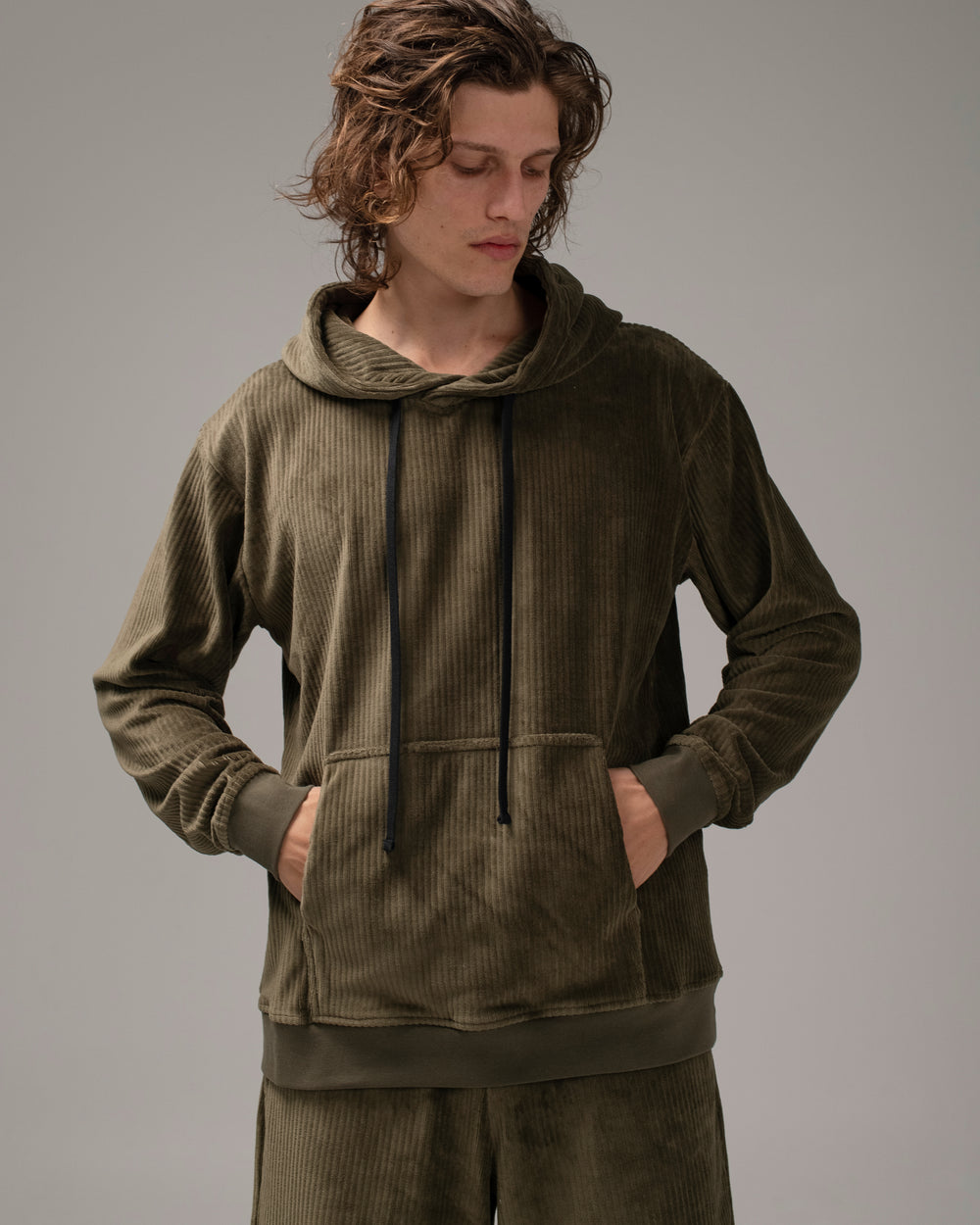 Hooded Sweatshirt Military