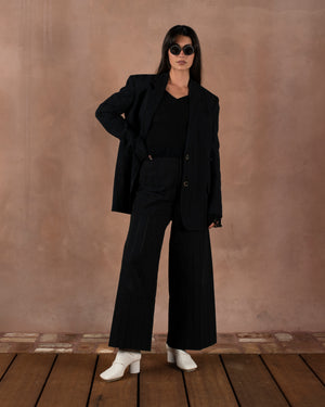 Stretch Leather Stone Boots Off White