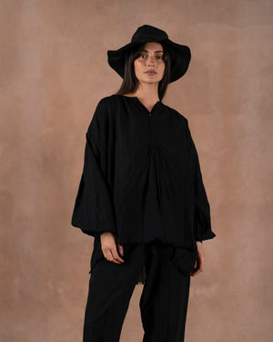 Tillie Top Bollicine Black