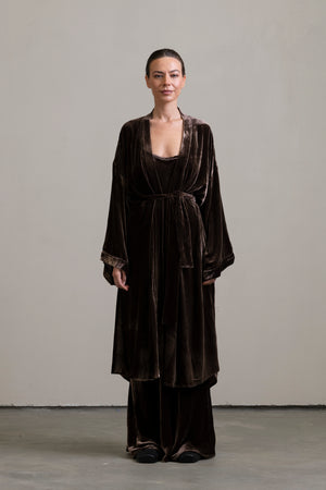 Velvet Robe Moka