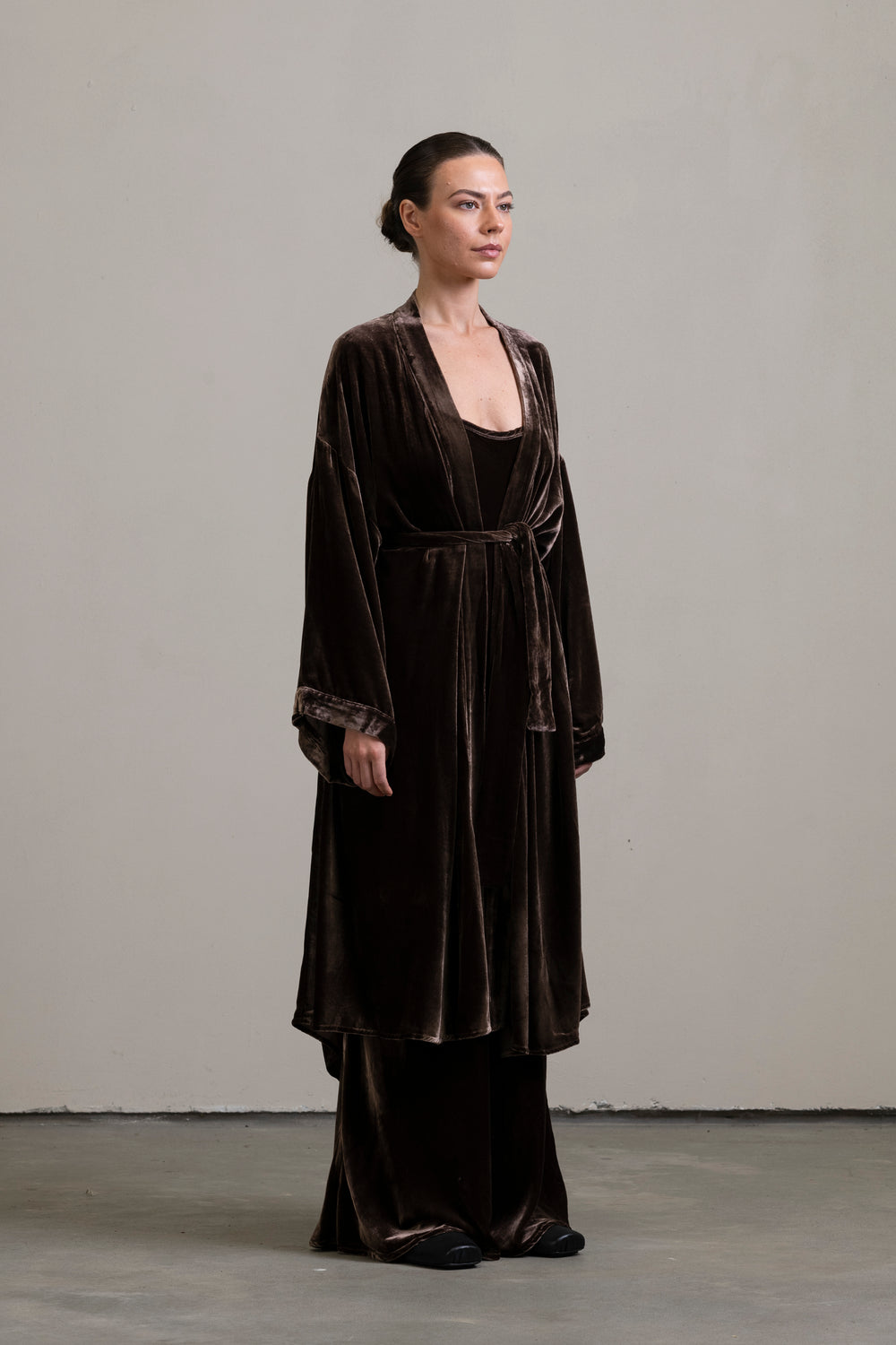 Velvet Robe Moka