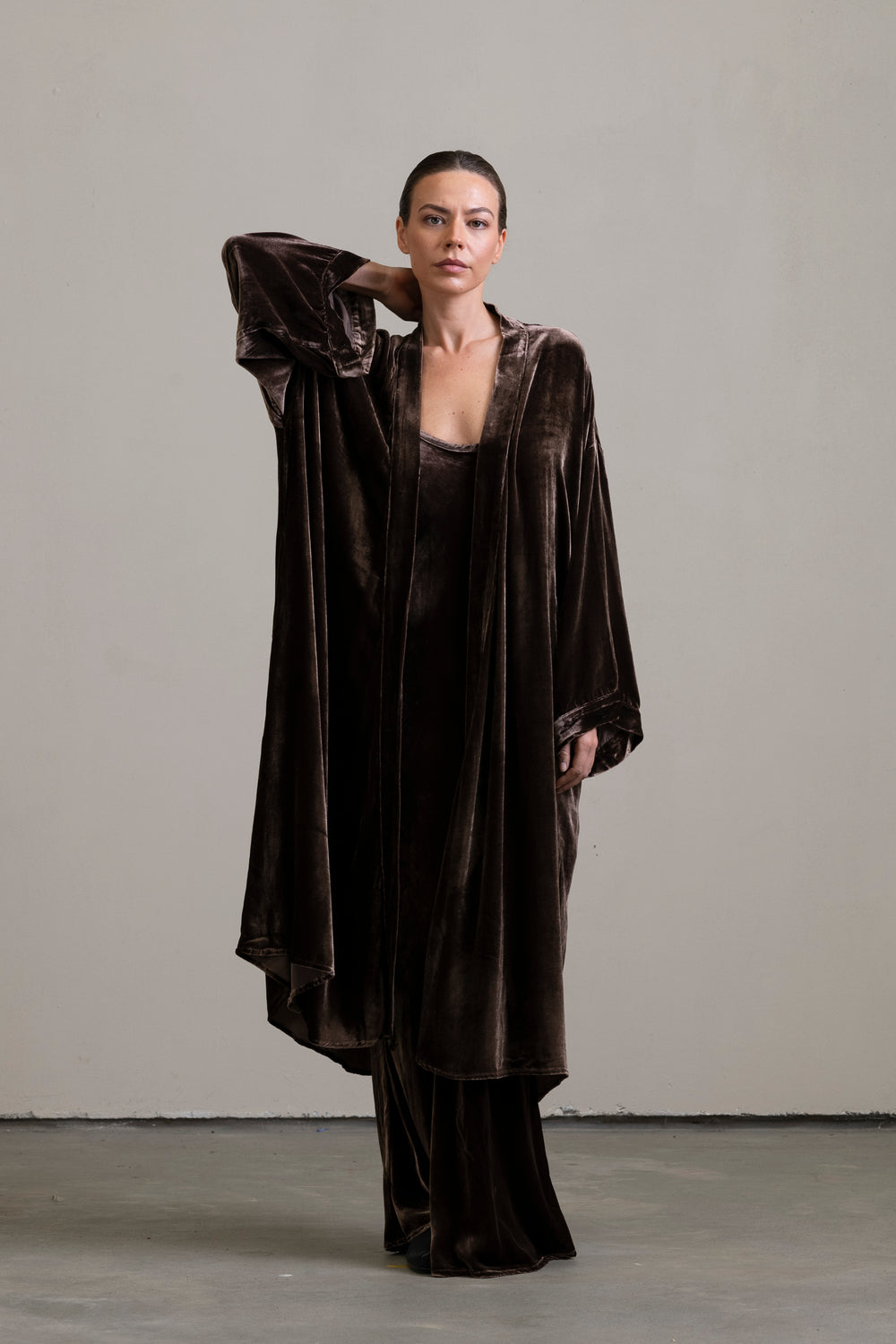 Velvet Robe Moka