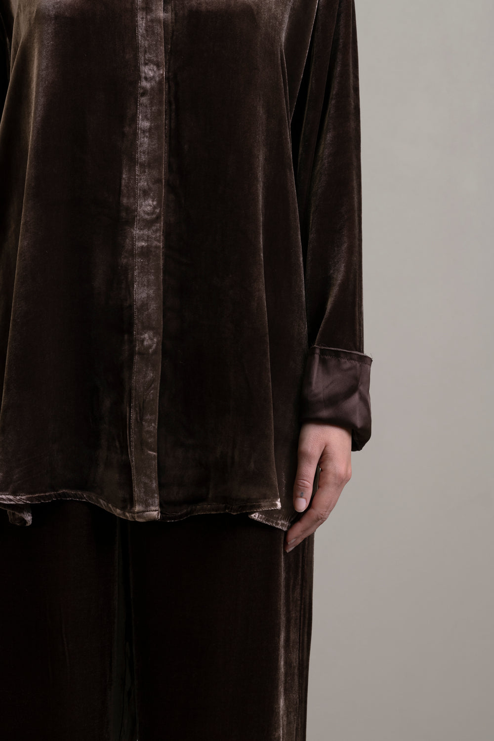 Velvet Shirt Moka