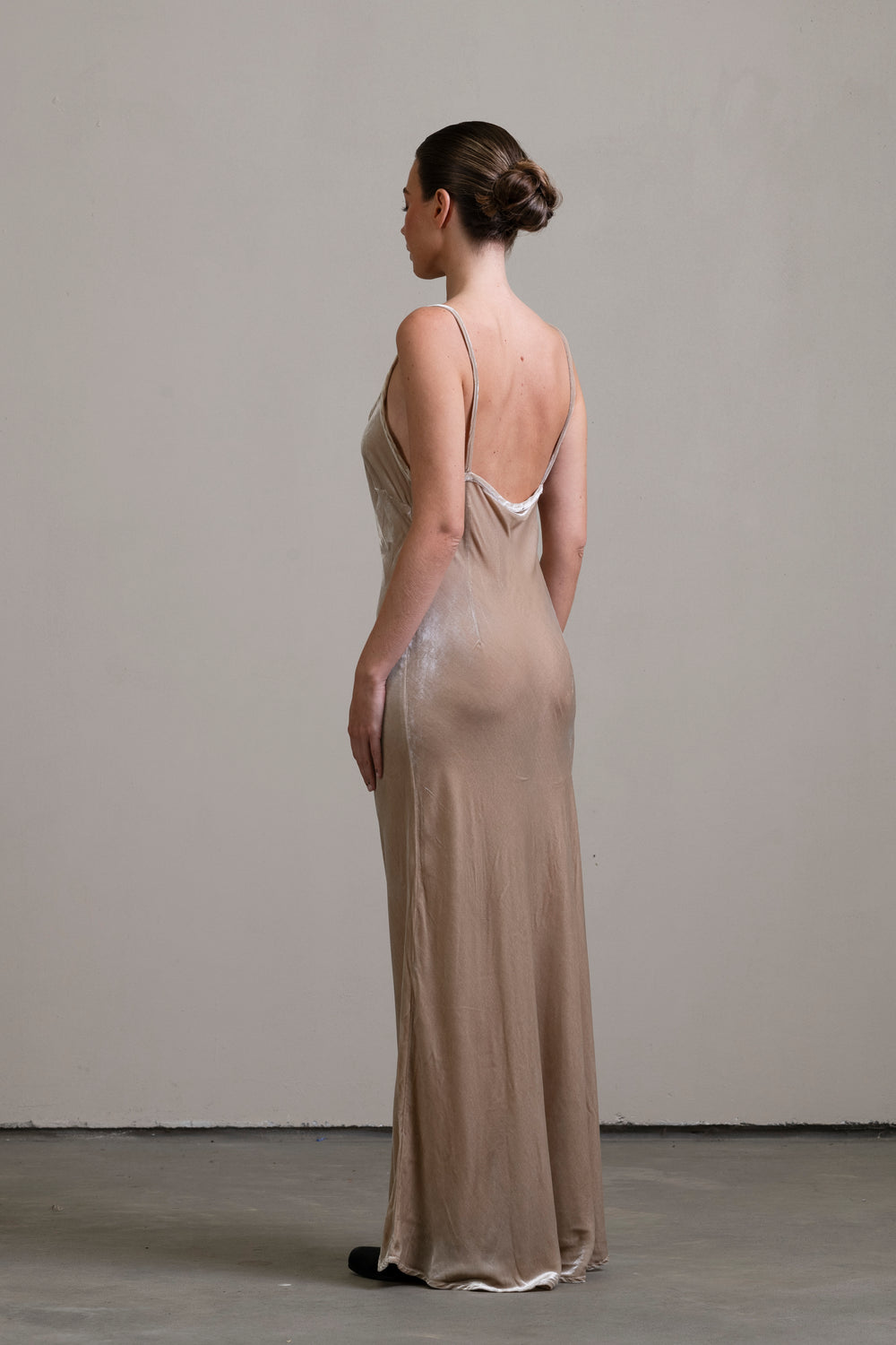 Velvet Bias Slip Stone