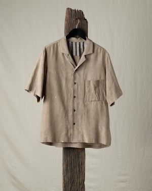 Gold Leaf Short Sleeve Pocket Shirt