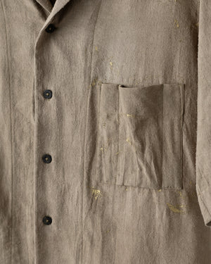 Gold Leaf Short Sleeve Pocket Shirt