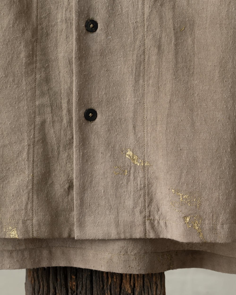 Gold Leaf Short Sleeve Pocket Shirt