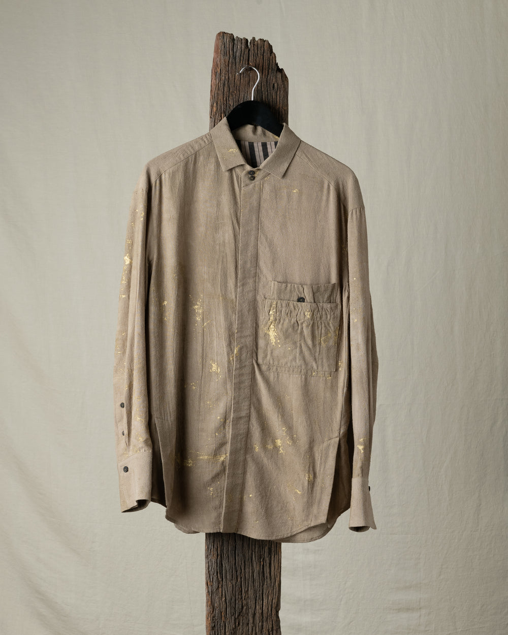 Gold Leaf Oversized Shirt