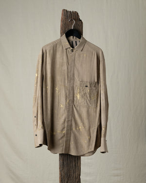 Gold Leaf Oversized Shirt