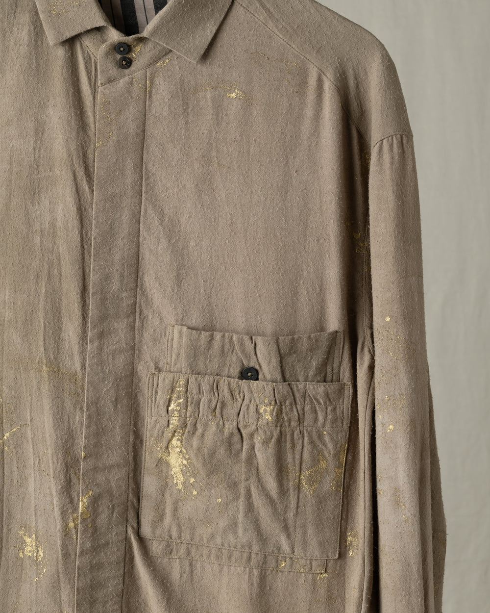 Gold Leaf Oversized Shirt