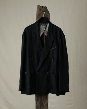 Double Breasted Oriental Long Blazer