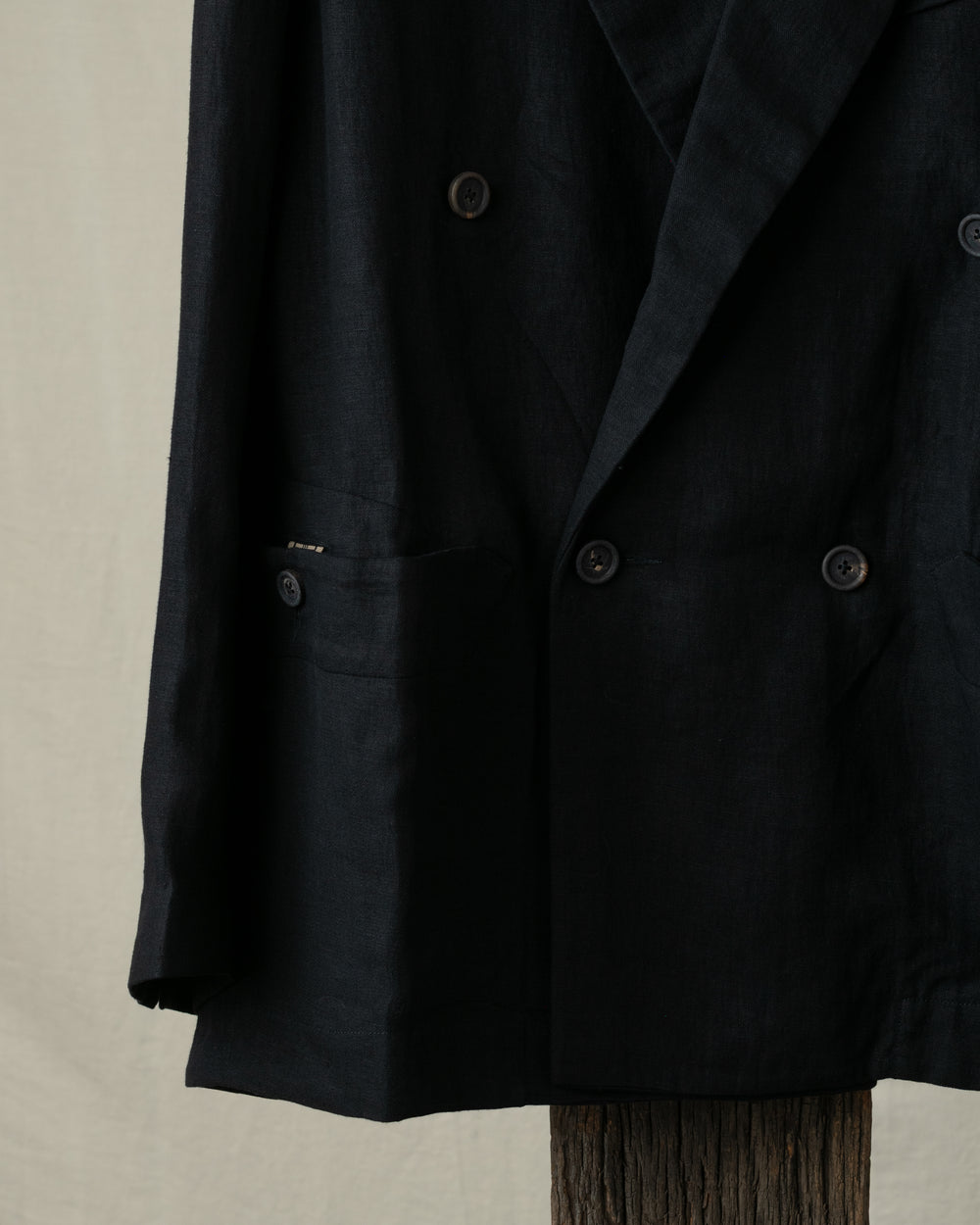 Double Breasted Oriental Long Blazer