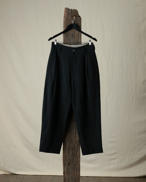 Drop Crotched Tapered Trousers