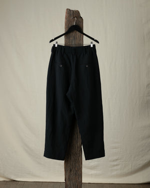 Drop Crotched Tapered Trousers