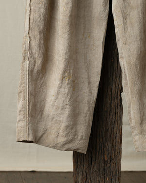 Gold Leaf Drop Crotched Pleated Trousers