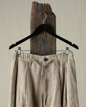 Gold Leaf Wide Leg Trousers