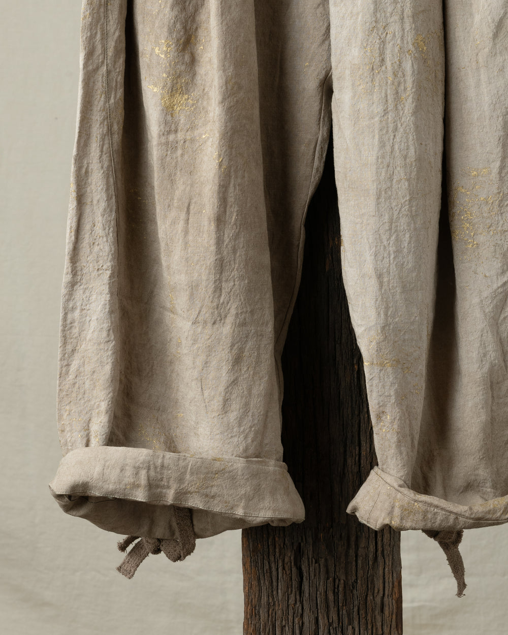 Gold Leaf Wide Leg Trousers