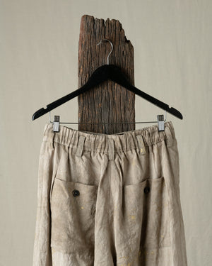 Gold Leaf Wide Leg Trousers