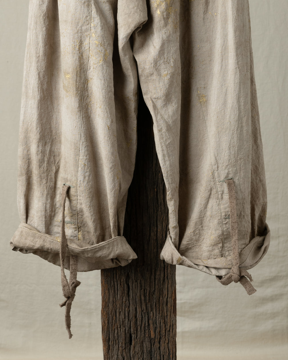 Gold Leaf Wide Leg Trousers
