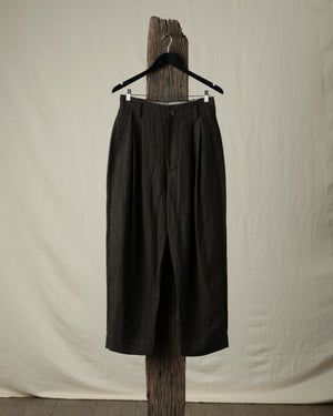 Drop Crotched Tapered Trousers