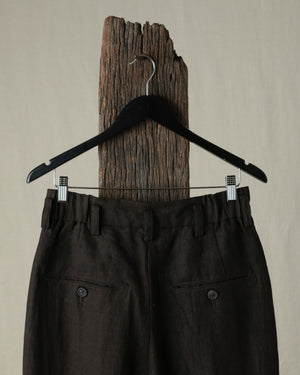 Drop Crotched Tapered Trousers