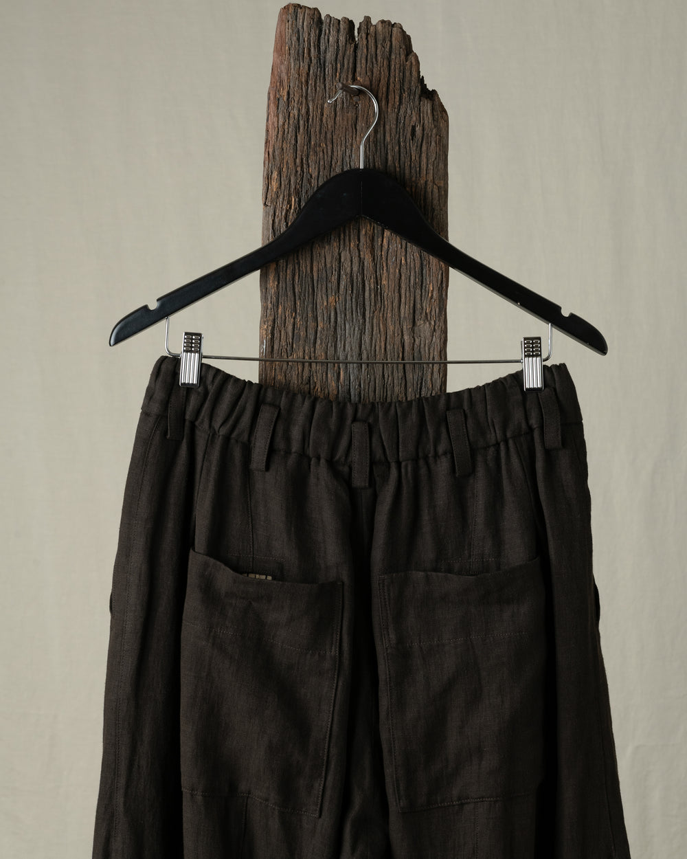 Rolled Up Wide Leg Trousers