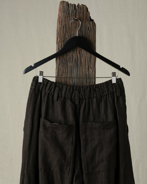 Rolled Up Wide Leg Trousers