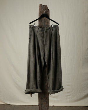 Rolled Up Wide Leg Trousers