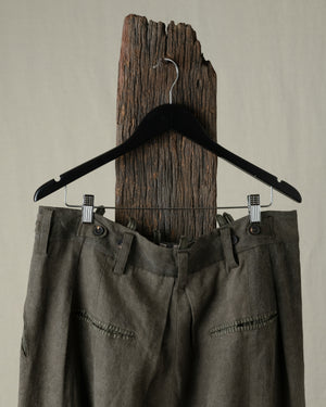 Rolled Up Wide Leg Trousers