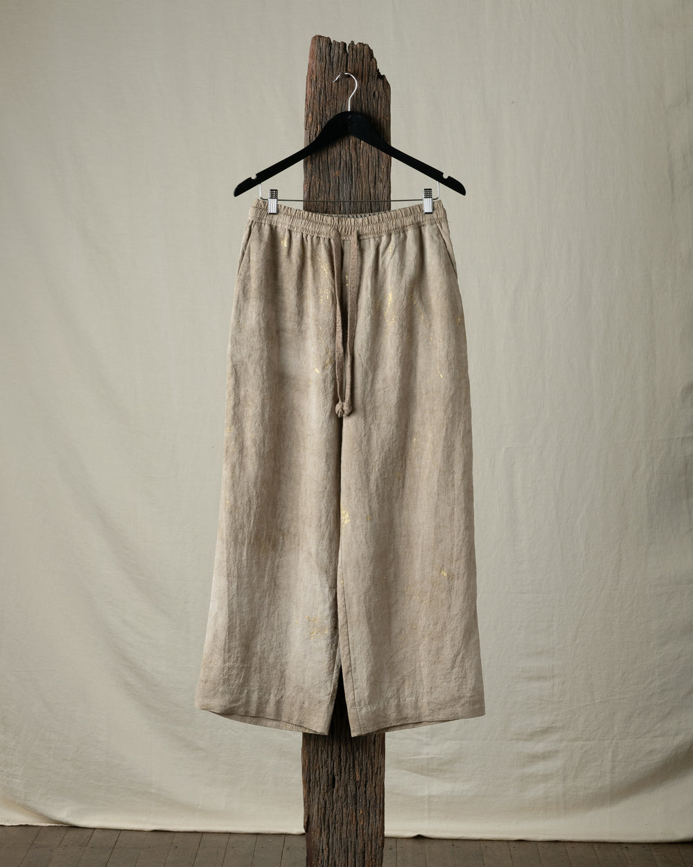 Gold Leaf Drawstring Trousers