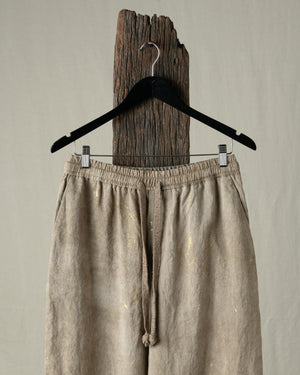 Gold Leaf Drawstring Trousers