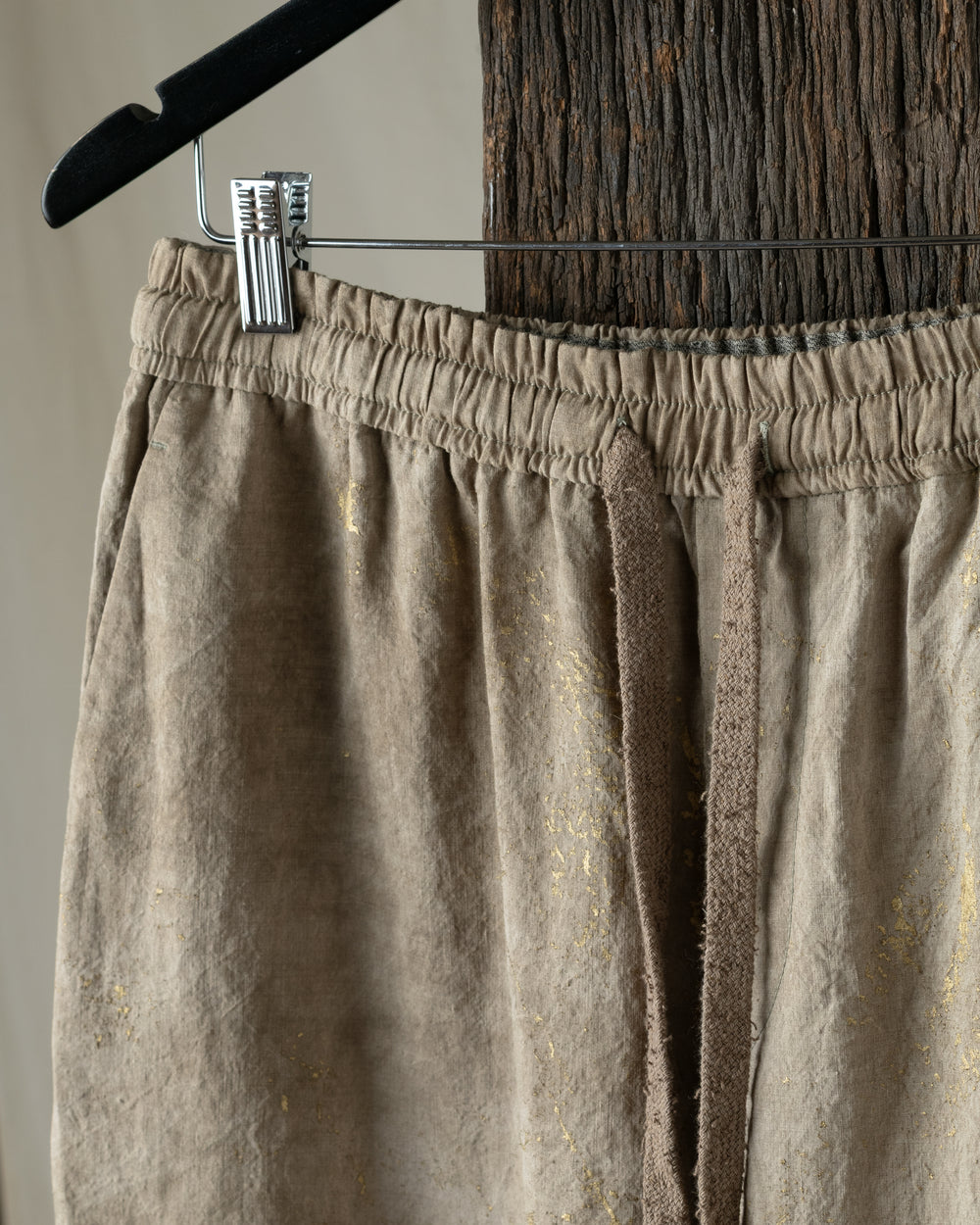 Gold Leaf Drawstring Trousers