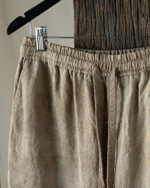 Gold Leaf Drawstring Trousers