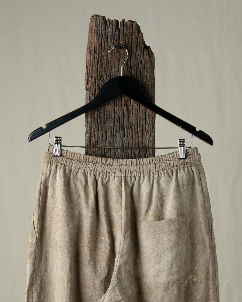 Gold Leaf Drawstring Trousers