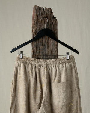 Gold Leaf Drawstring Trousers
