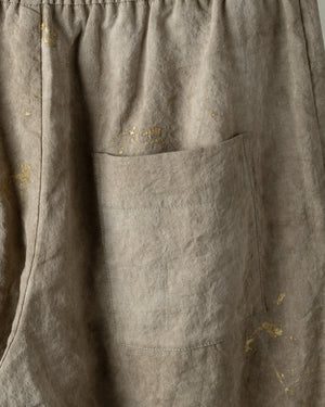 Gold Leaf Drawstring Trousers