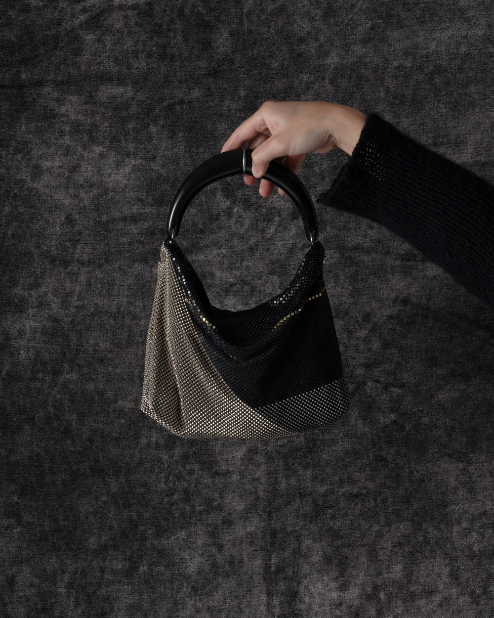 Harmony Horn Bag Black / Silver