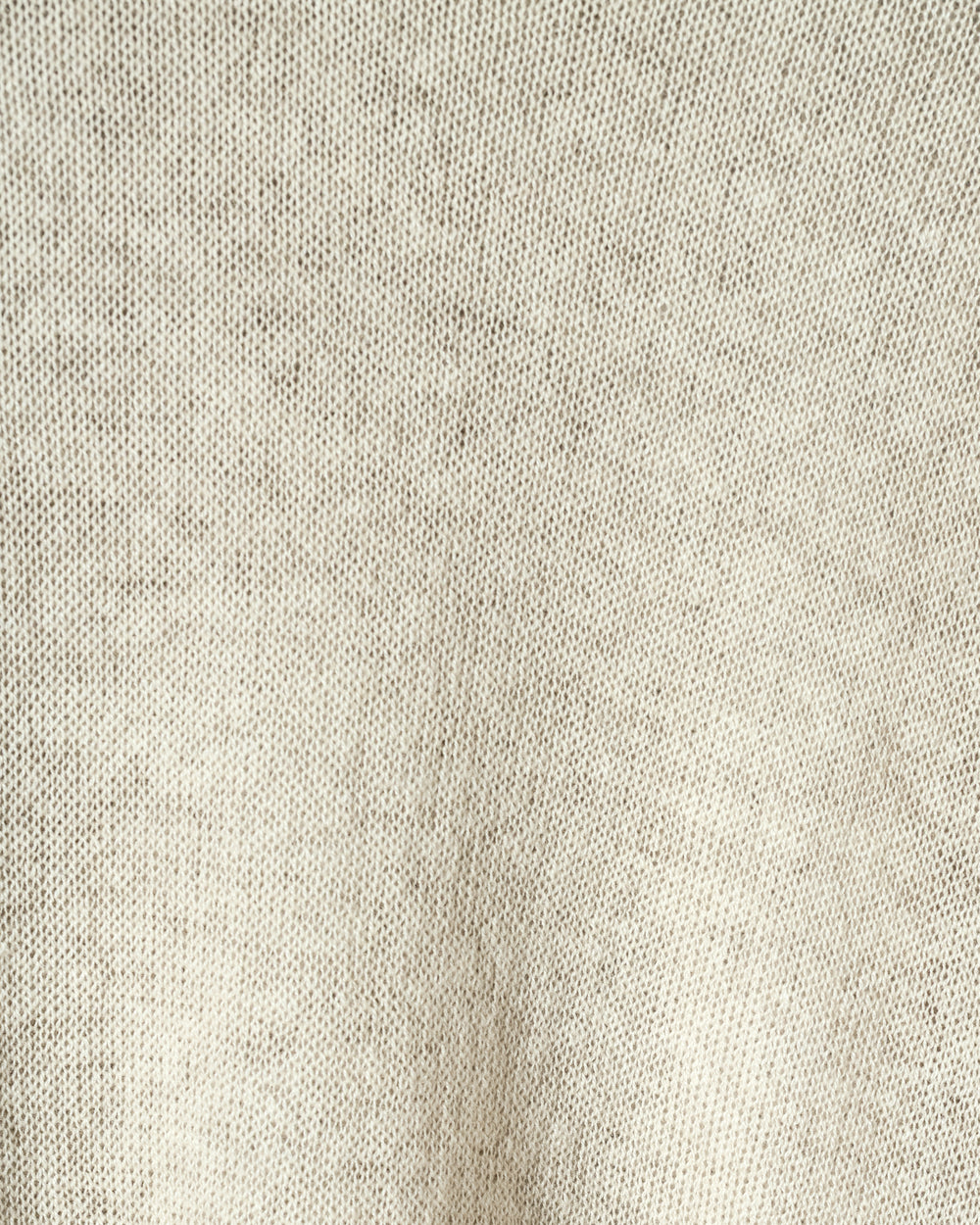 Woman Hand-Painted V Neck Light Cashmere Pullover Burro / Taupe