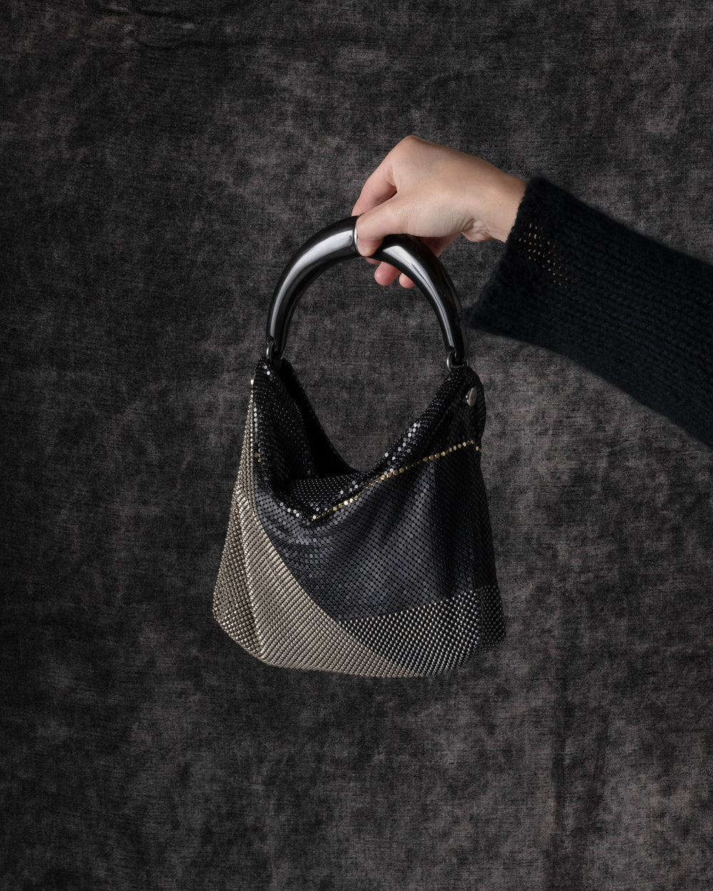 Harmony Horn Bag Black / Silver