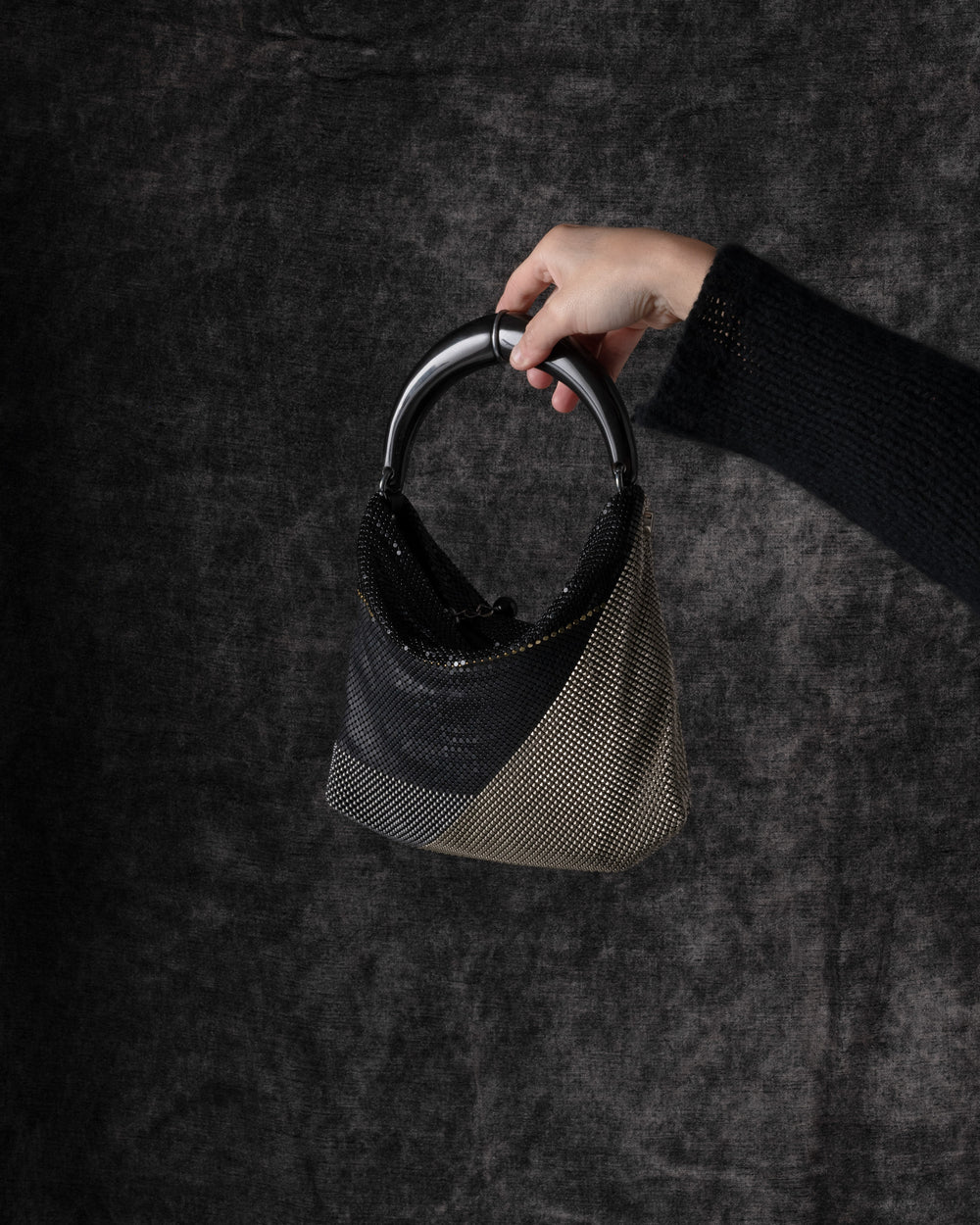 Harmony Horn Bag Black / Silver