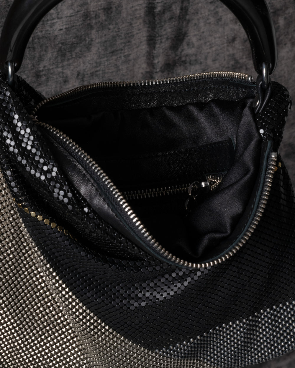 Harmony Horn Bag Black / Silver