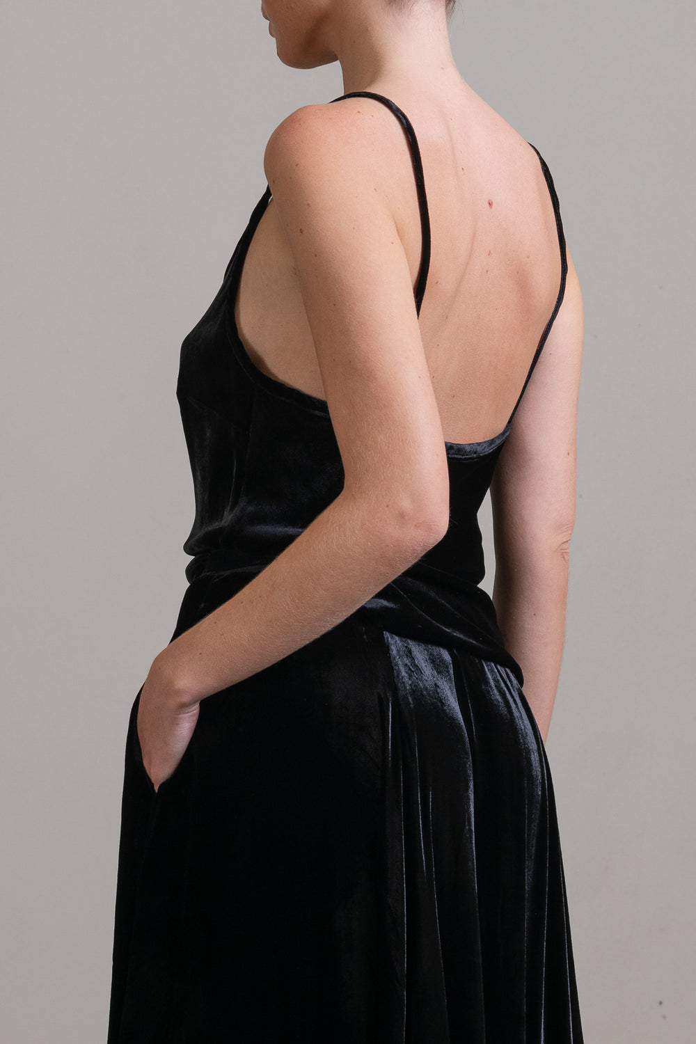 Velvet Camisole Black