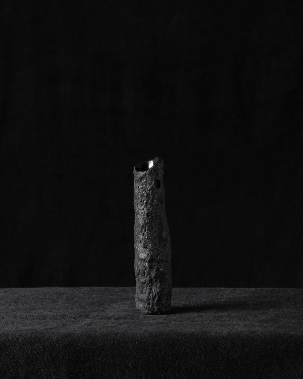 Bud Vase Trio Charcoal